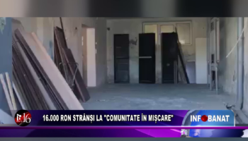 16.000 ron strânși la Comunitate în mișcare