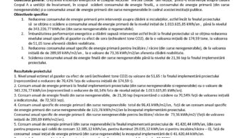 „Reabilitare energetică a Colegiului Național Mircea Eliade, Reșița”