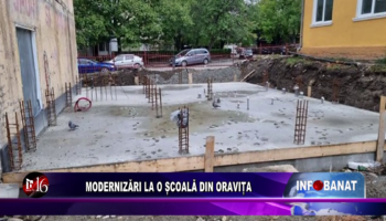 Modernizări la o școală din Oravița