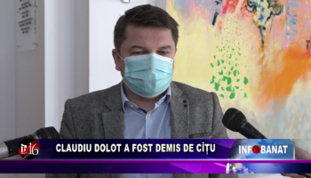 Claudiu Dolot a fost demis de Cîțu