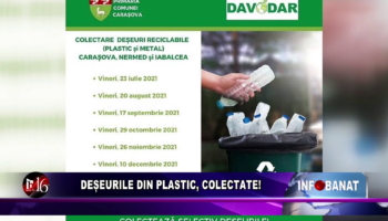 Deșeurile din plastic, colectate!