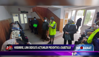 Noiembrie, luna dedicată acțiunilor preventive a diabetului