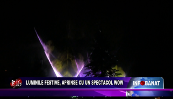 Luminile festive, aprinse cu un spectacol WOW