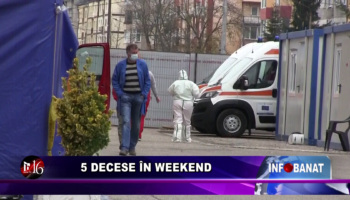 5 decese în weekend