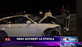 Grav accident la Stavila