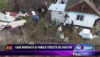 Casă renovată și familie fericită de Crăciun