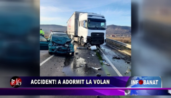 Accident! A adormit la volan