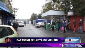 Cărășenii se luptă cu virusul