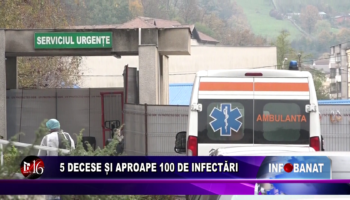 5 decese și aproape 100 de infectări