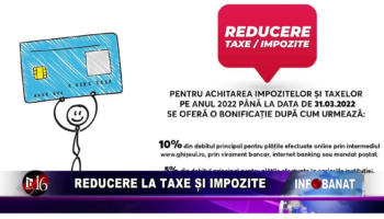 Reducere la taxe și impozite