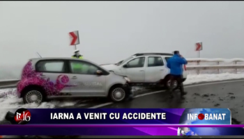 Iarna a venit cu accidente