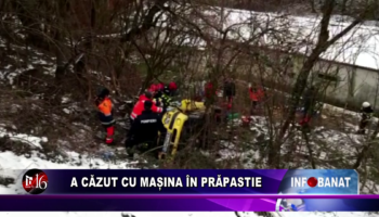 A căzut cu mașina în prăpastie