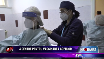 4 centre pentru vaccinarea copiilor