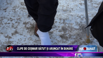 Clipe de coșmar! Bătut și aruncat în Dunăre