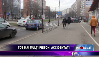 Tot mai mulți pietoni accidentați