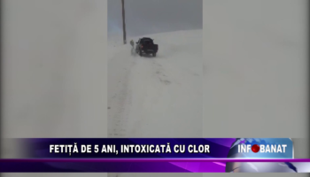 Fetiță de 5 ani, intoxicată cu clor