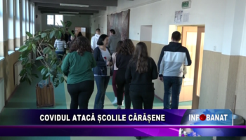 Covidul atacă școlile cărășene