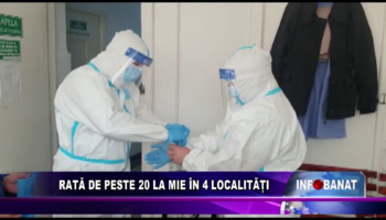 Rată de peste 20 la mie în 4 localități