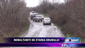 Nemulțumiți de starea drumului