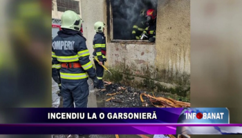 Incendiu la o garsonieră