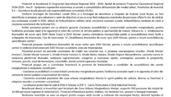 Lansare proiect “Reabilitarea drumurilor de acces rutier spre ZUM Mociur”