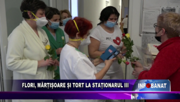 Flori, mărțișoare și tort la Staționarul III