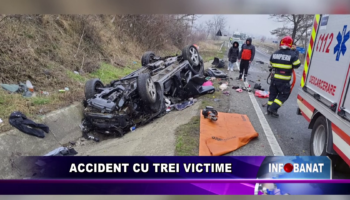 Accident cu trei victime