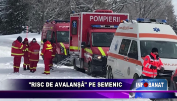 Risc de avalanșă pe Semenic