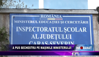 A pus sechestru pe mașinile ministerului