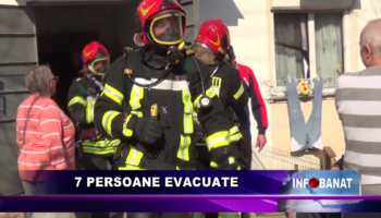 7 persoane evacuate