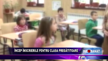 Încep înscrierile pentru clasa pregătitoare