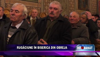 Rugăciune în biserica din Obreja