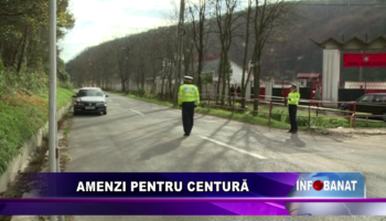 Amenzi pentru centură