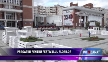 Pregătiri pentru Festivalul Florilor