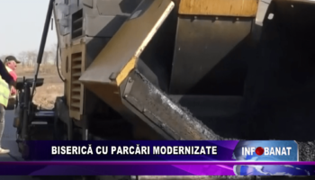 Biserică cu parcări modernizate