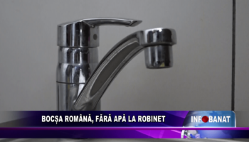 Bocșa Română, fără apă la robinet
