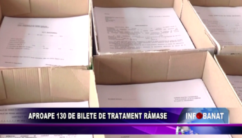 Aproape 130 de bilete de tratament rămase