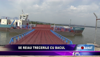 Se reiau trecerile cu bacul