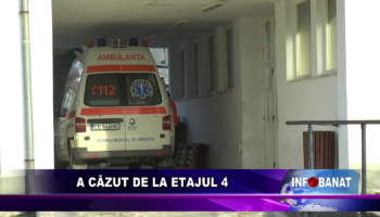 A căzut de la etajul 4