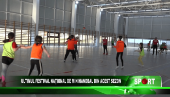 Ultimul Festival Național de Minihandbal din acest sezon