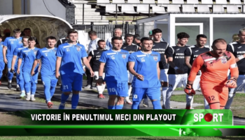 Victorie în penultimul meci din playout