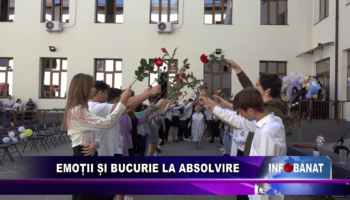 Emoție și bucurie la absolvire