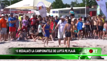 16 medaliați la Campionatele de Luptă pe Plajă