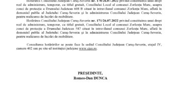 Anunț de presă 26 IULIE