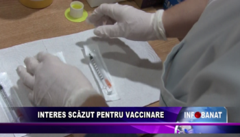 Interes scăzut pentru vaccinare