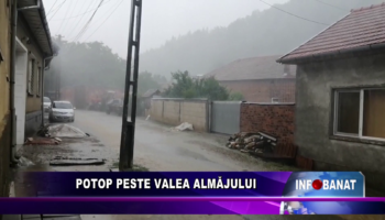 Potop peste Valea Almăjului