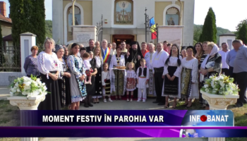 Moment festiv în parohia Var