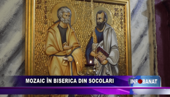 Mozaic în biserica din Socolari