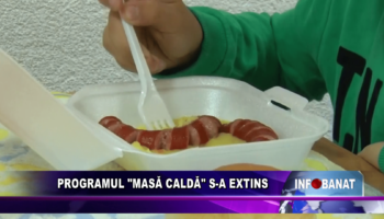 Programul masă caldă s-a extins