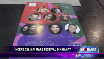 Începe cel mai mare festival din Banat